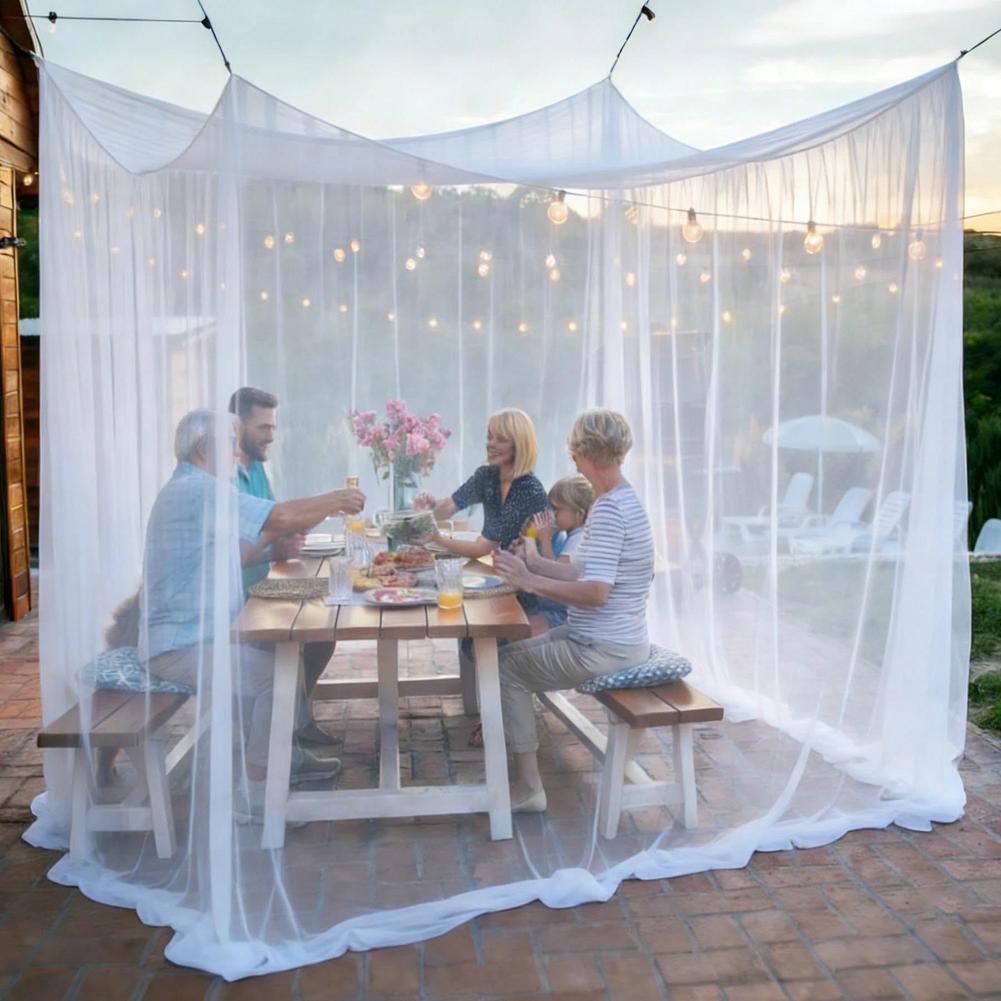 Outdoor Camping Bug Zapper - Large Outdoor Mosquito Net Breathable Fine