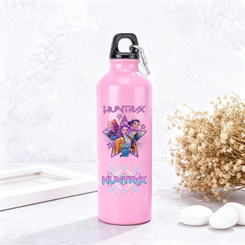 Outdoor Camping Anime - Anime Figure Aluminum Water Bottle Outdoor