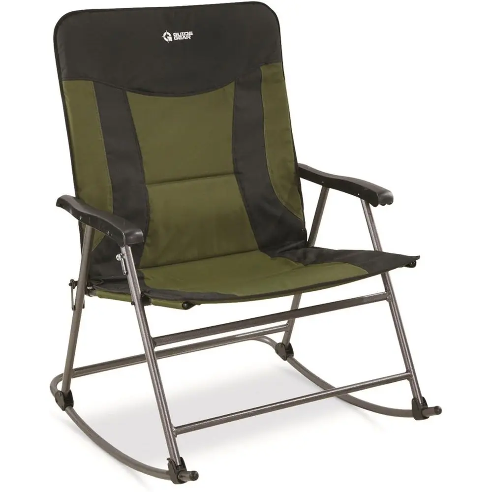 Outdoor Camping Rocker - Oversized 600 lb Capacity Portable Rocking