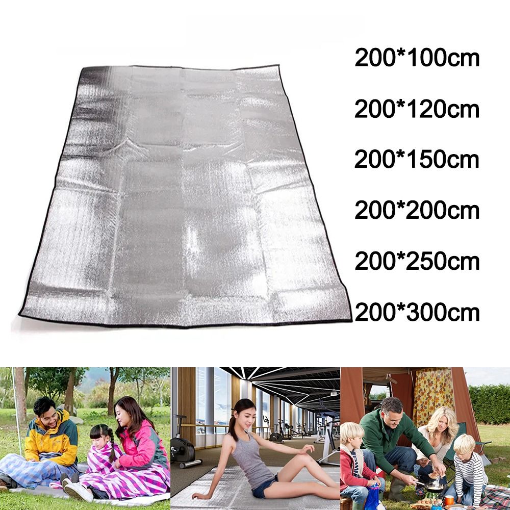 Outdoor Camping Heated Blanket - Camping Mat Foam Foil Blanket Aluminum