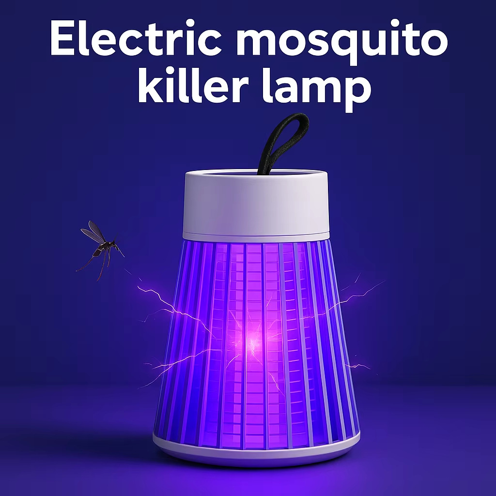 Outdoor Camping Bug Zapper - Electric Mosquito Killer Lamp 2-in-1 USB