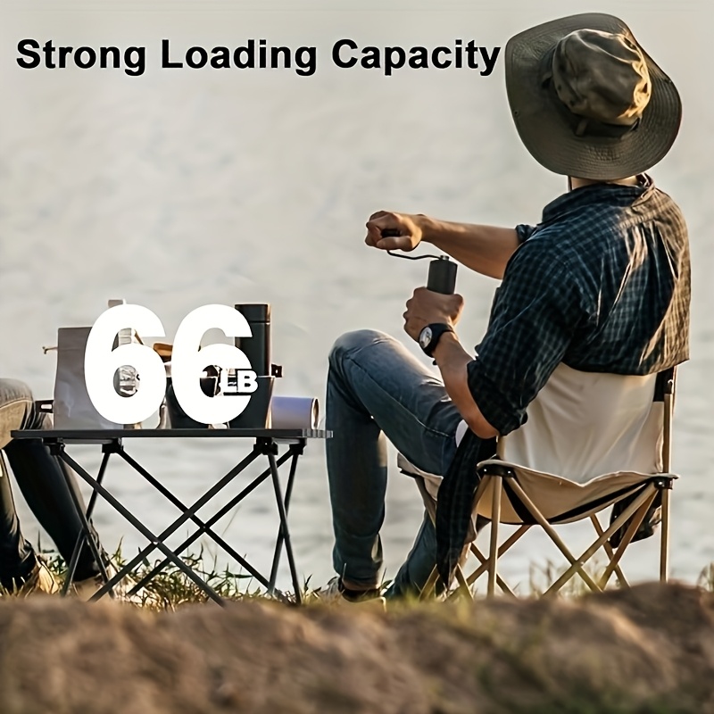 Outdoor Camping Table Foldable - Portable Foldable Camping Side Table, Multifunctional