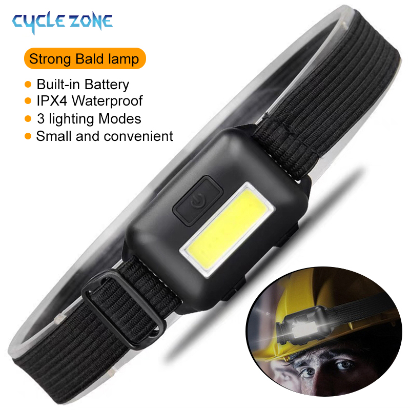 Outdoor Camping Zone - Mini Headlight COB LED Headlamp 3