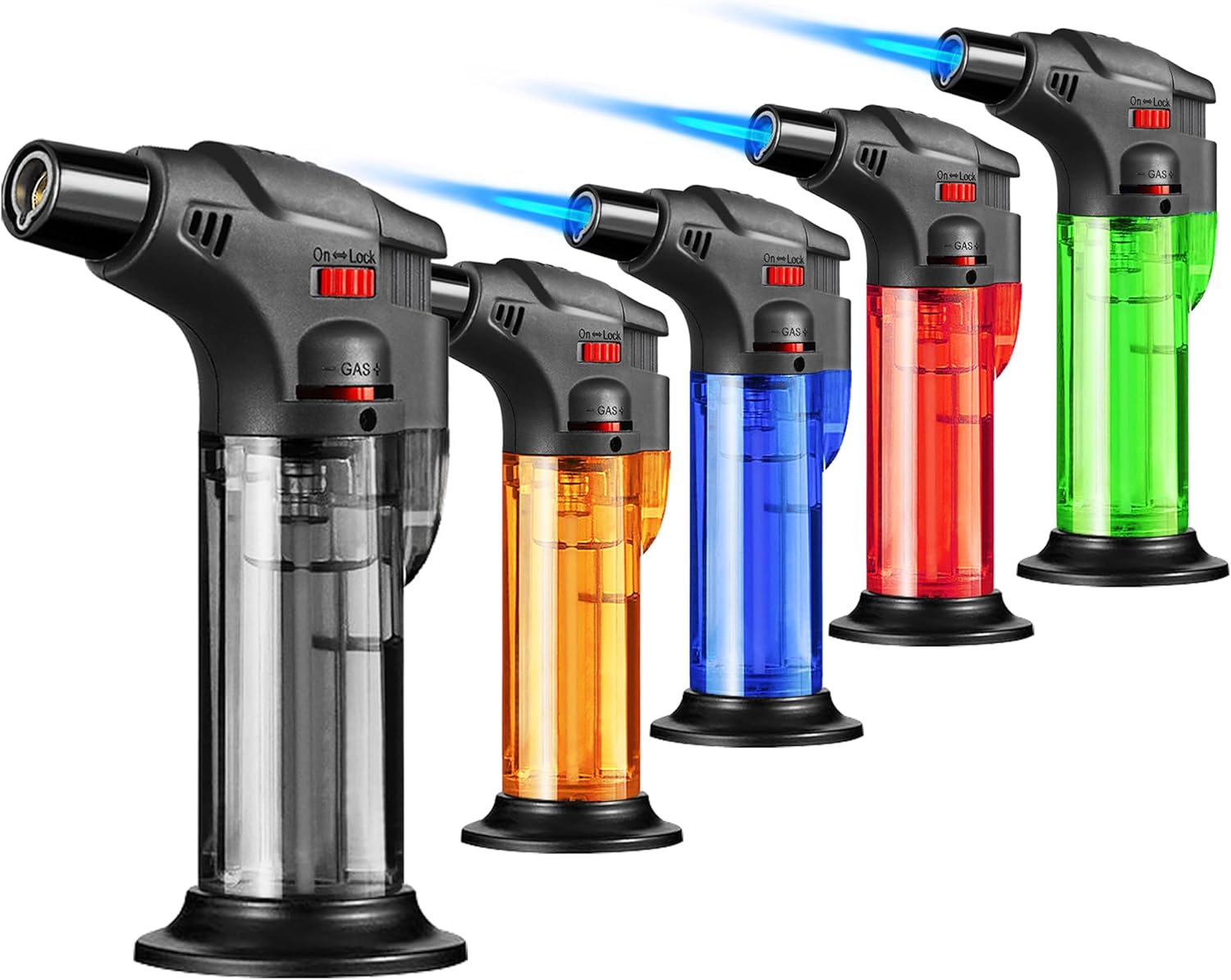 Outdoor Windproof Lighter - Butane Refillable Jet Flame Torch Lighter