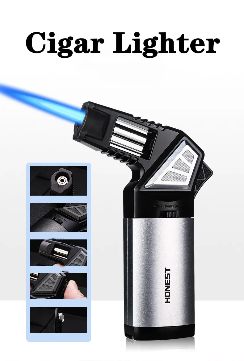 Outdoor Windproof Lighter - Honest Metal Multi Outdoor Windproof Butane