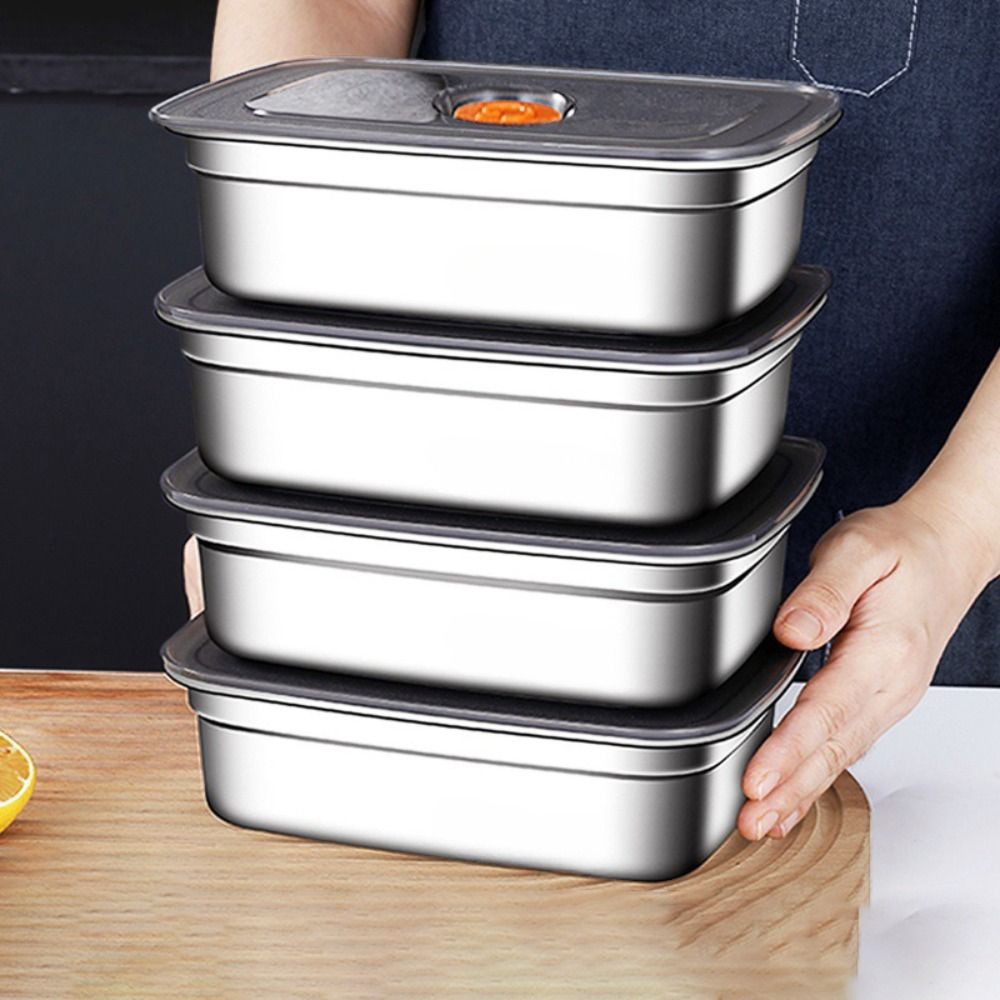 Stainless Steel Camping Lunch  - Outdoor Camping Fridge recension och pris