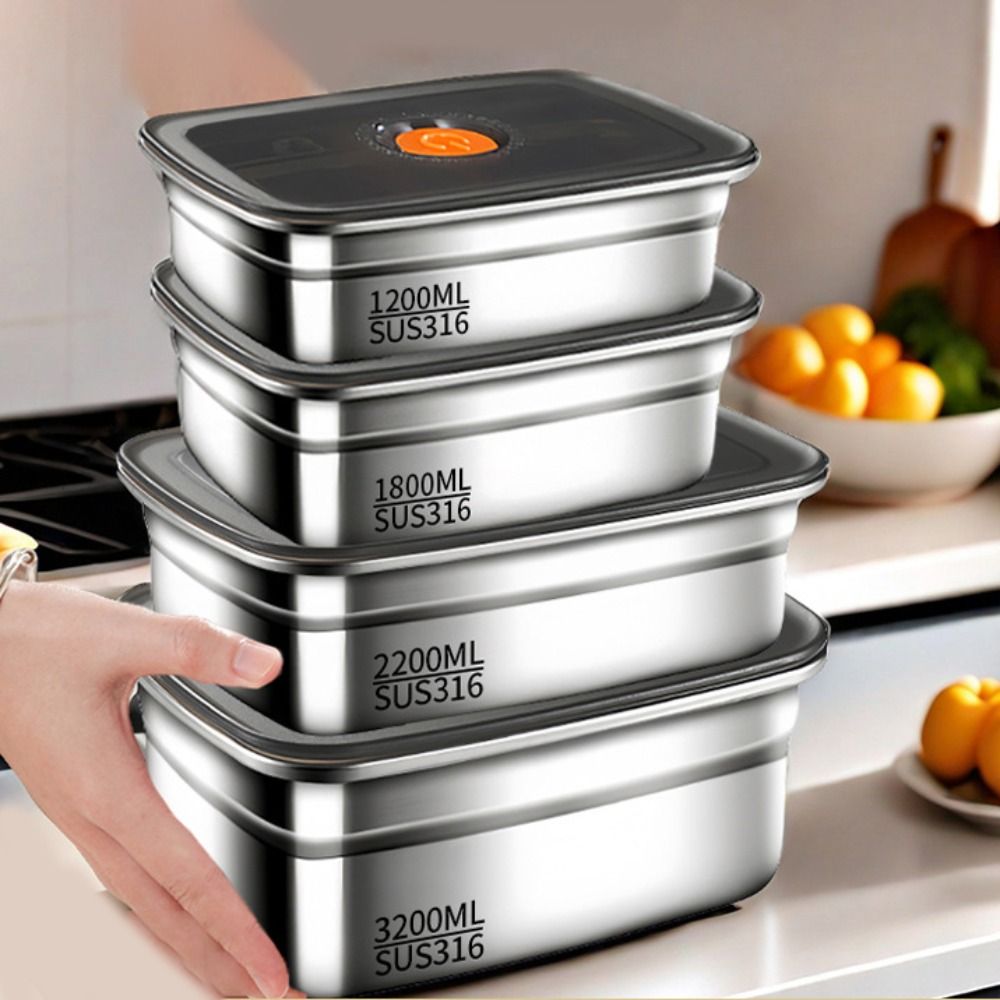 Stainless Steel Camping Lunch  - Outdoor Camping Fridge recension och pris