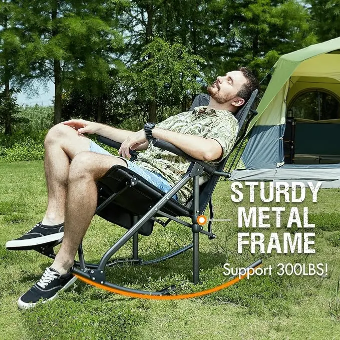 Custom   Oversized Folding Roc - Outdoor Camping Rocker recension och pris