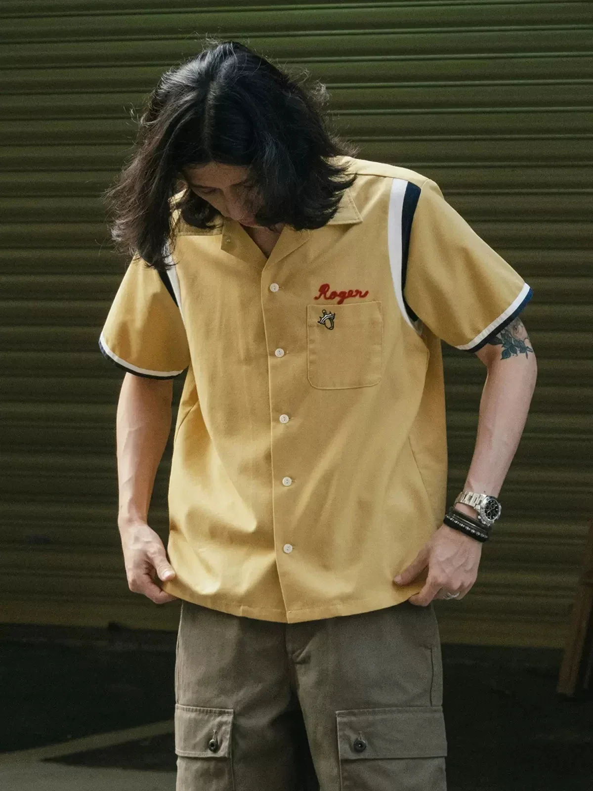 Non Stock Retro Bowling Shirt  - Outdoor Camping Rocker recension och pris