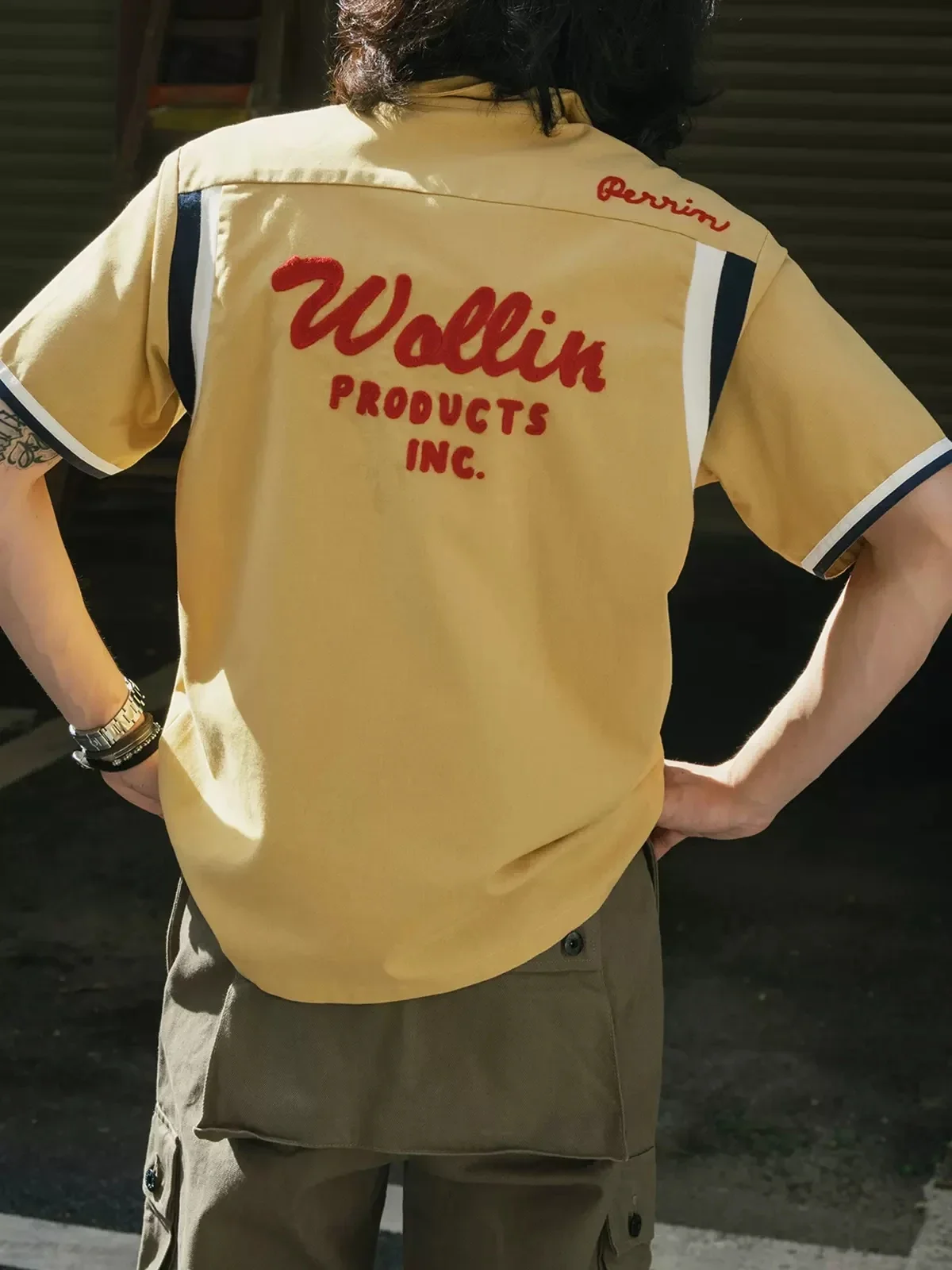 Non Stock Retro Bowling Shirt  - Outdoor Camping Rocker recension och pris