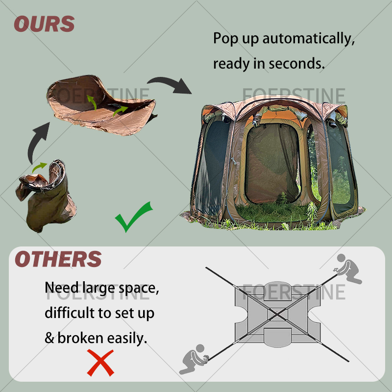 Outdoor Camping Tent 6 Person  - Outdoor Camping Tent Waterproof recension och pris