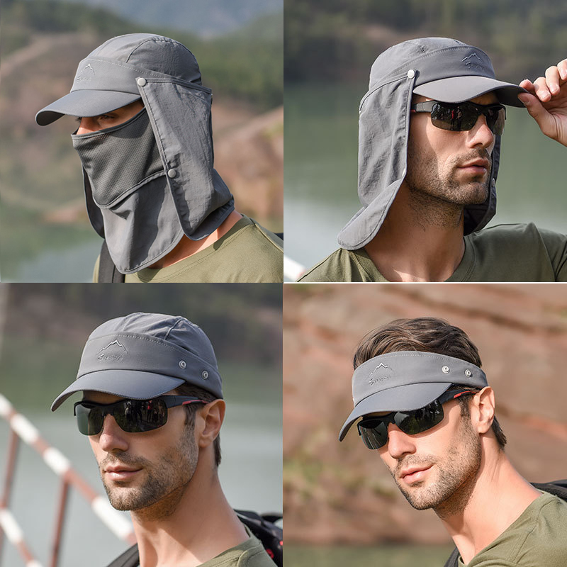 Multifunction Foldable Quick D - Camping Outdoor Quick Drying Sun Neck Protection Cap Hat recension och pris