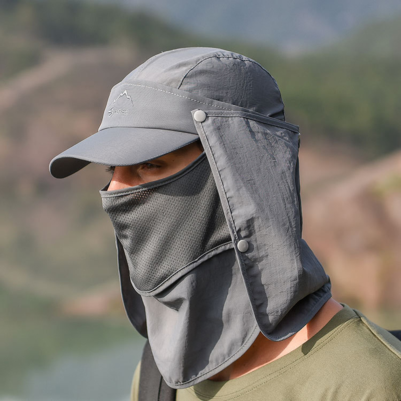 Multifunction Foldable Quick D - Camping Outdoor Quick Drying Sun Neck Protection Cap Hat recension och pris