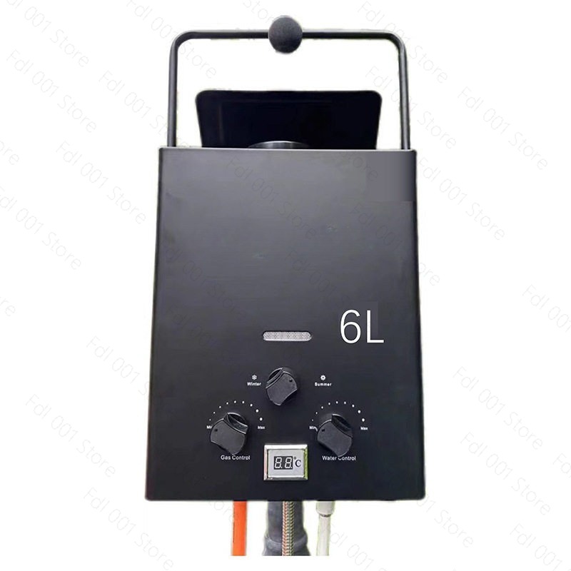 6L Portable Tankless Gas Water - Outdoor Camping Hot Water Heater recension och pris