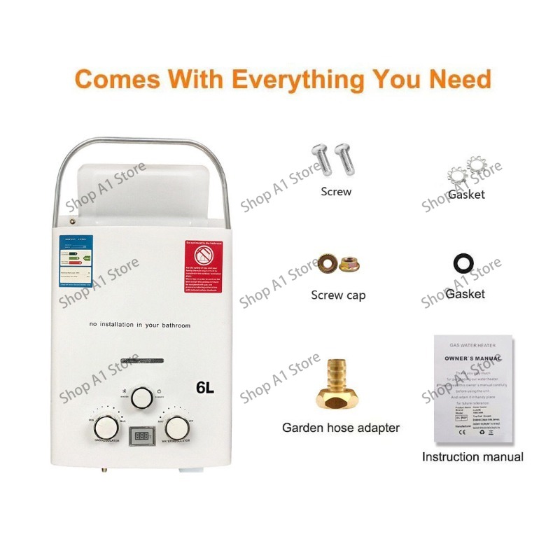 Water Heater 6L Outdoor Campin - Outdoor Camping Hot Water Heater recension och pris