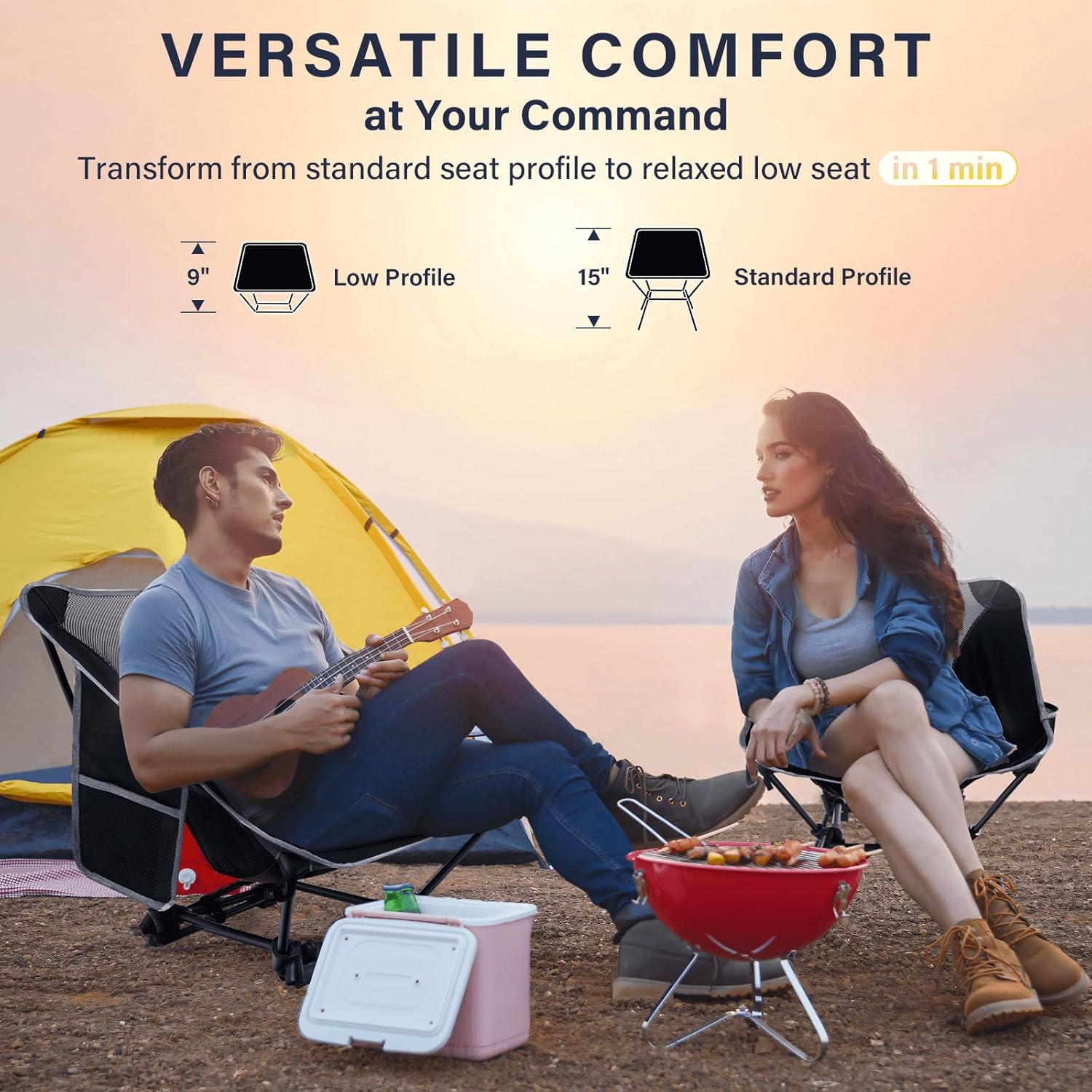 Lightweight Camping Chair,Camp - Outdoor Camping Folding Chair recension och pris