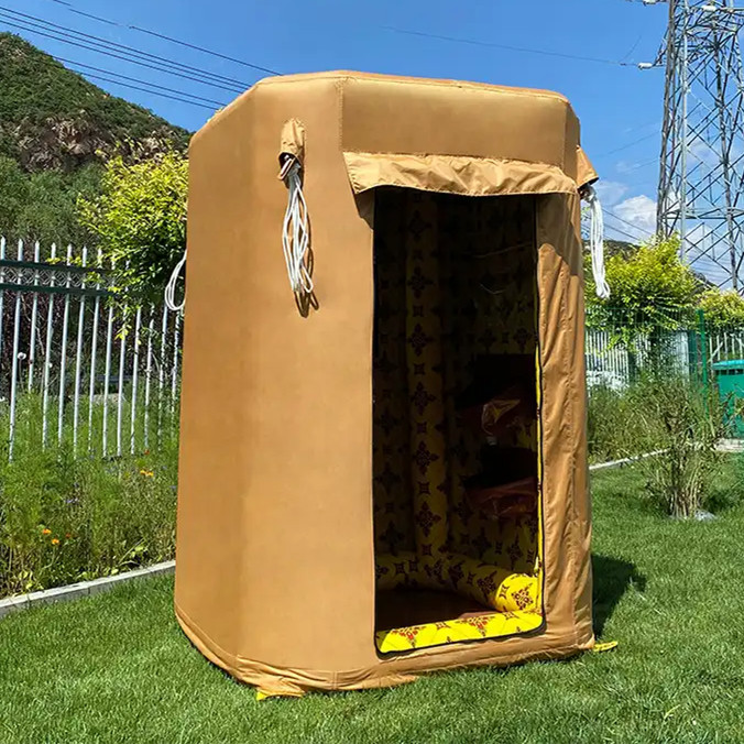 Double Layer Saudi Fabric Four - Outdoor Camping Toilet Tent recension och pris