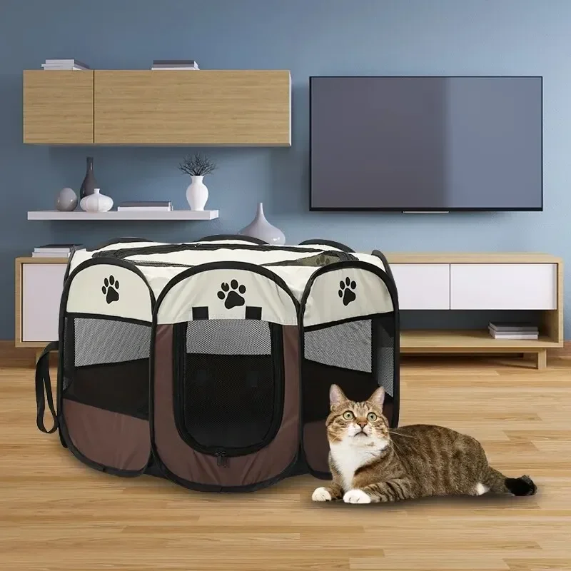 Portable Foldable Pet Tent Ken - Outdoor Camping Dog Fence recension och pris