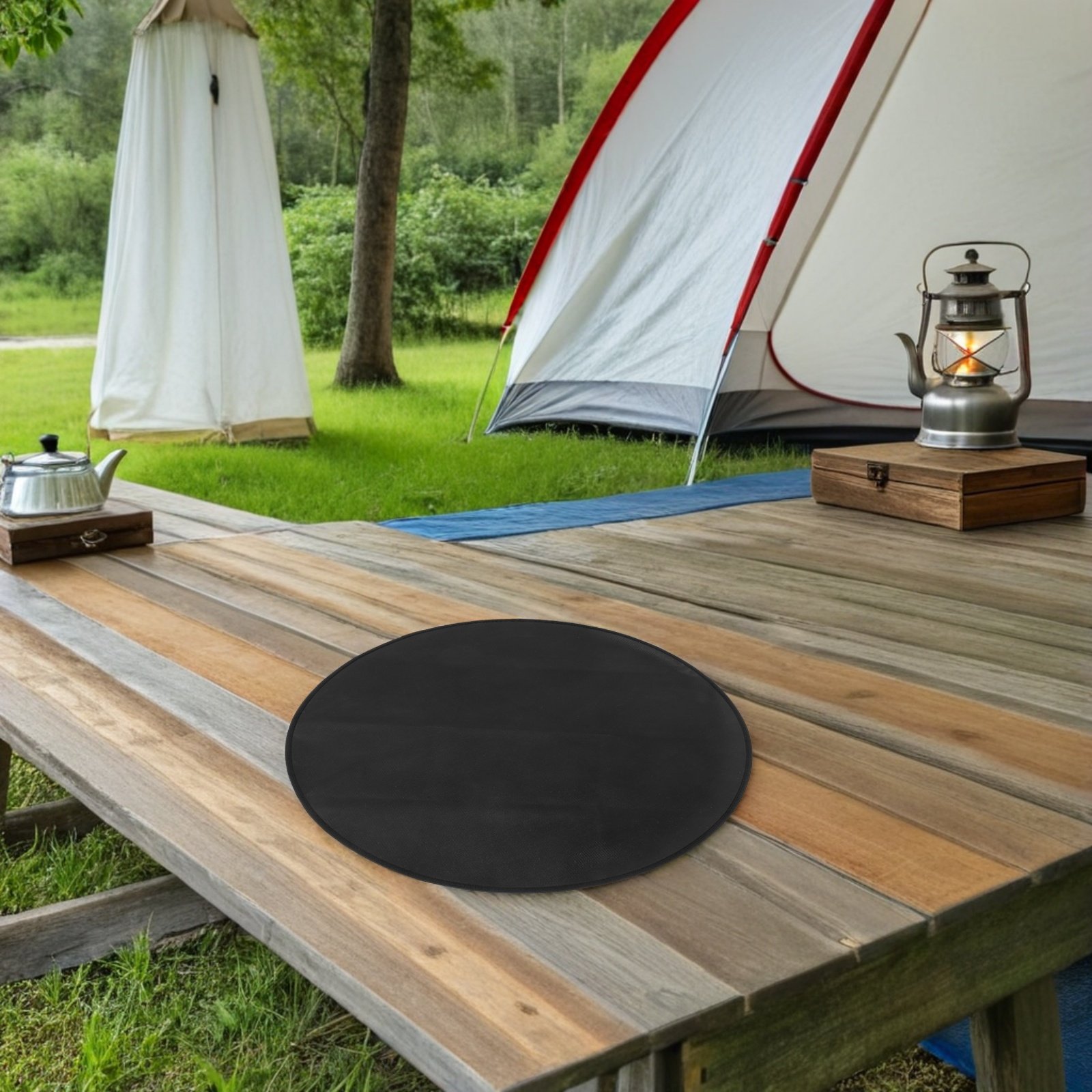 Round Heat Resistant Fireproof - Outdoor Camping Stove recension och pris