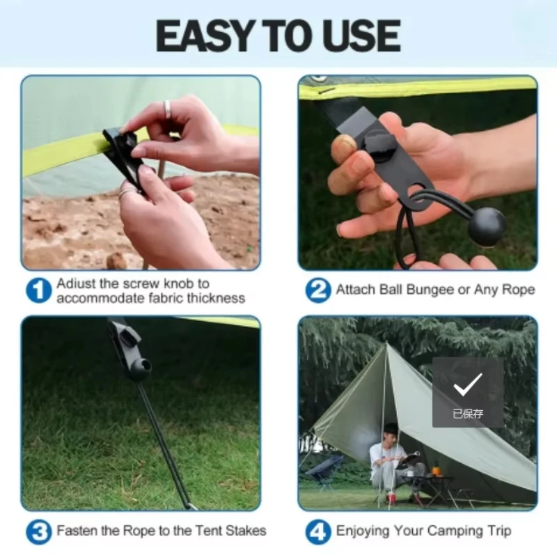  Camping Tarp Clips Outdoor C - Outdoor Camping Tarp recension och pris