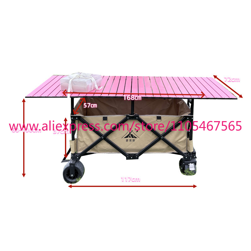 1PCS camper stall large foldab - Outdoor Camping Table Foldable recension och pris