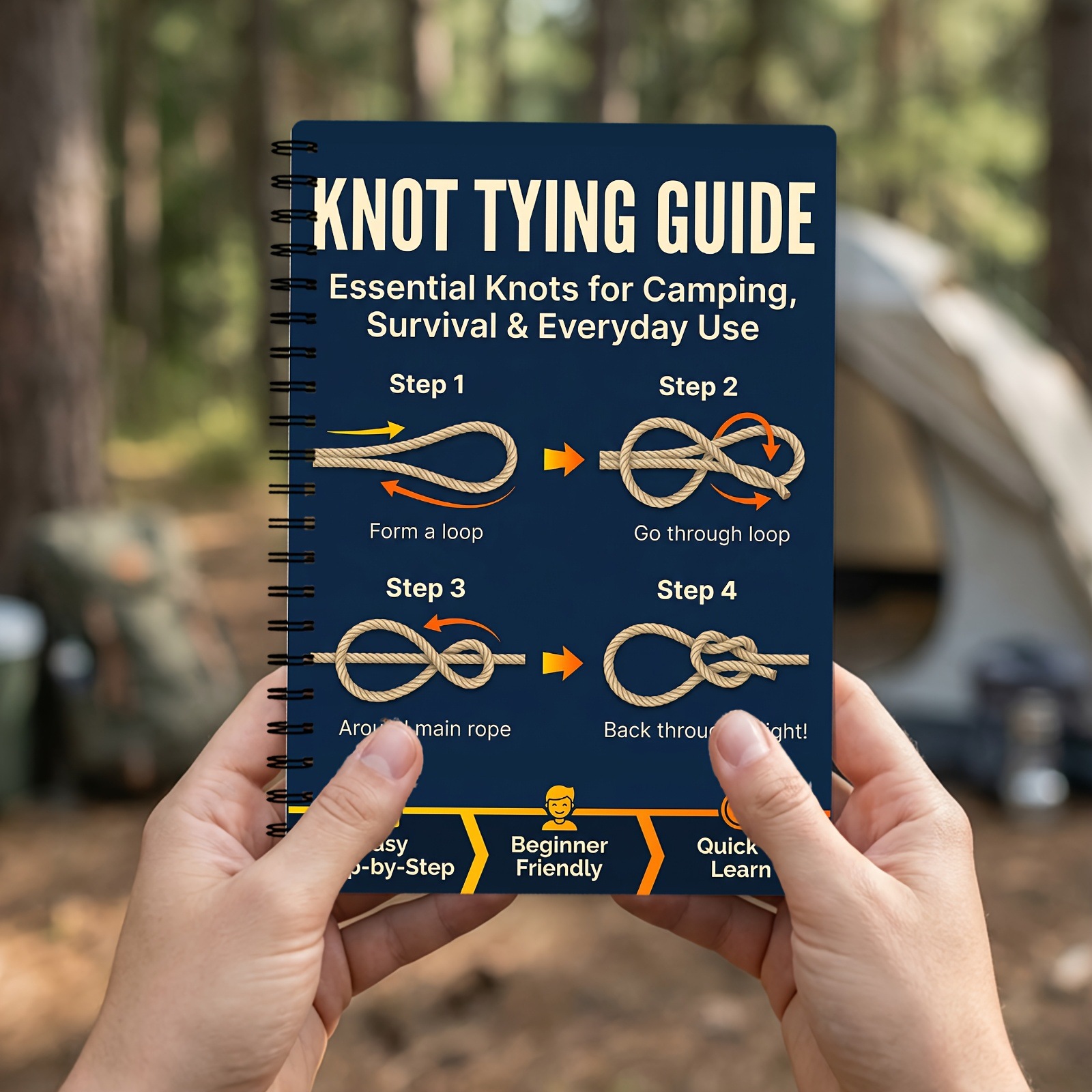 Outdoor Survival Knots StepbyS - Outdoor Camping Essentials recension och pris