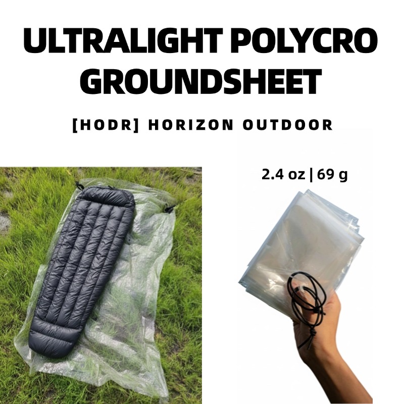 [HODR GEAR]Ultralight Polycro  - Outdoor Camping Tarp recension och pris