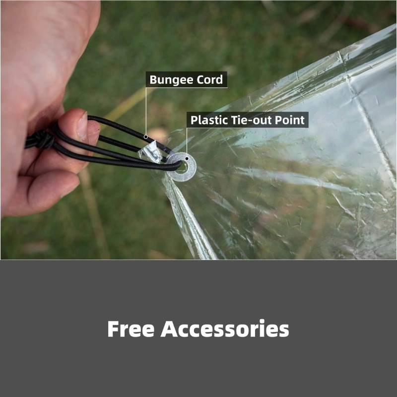 [HODR GEAR]Ultralight Polycro  - Outdoor Camping Tarp recension och pris