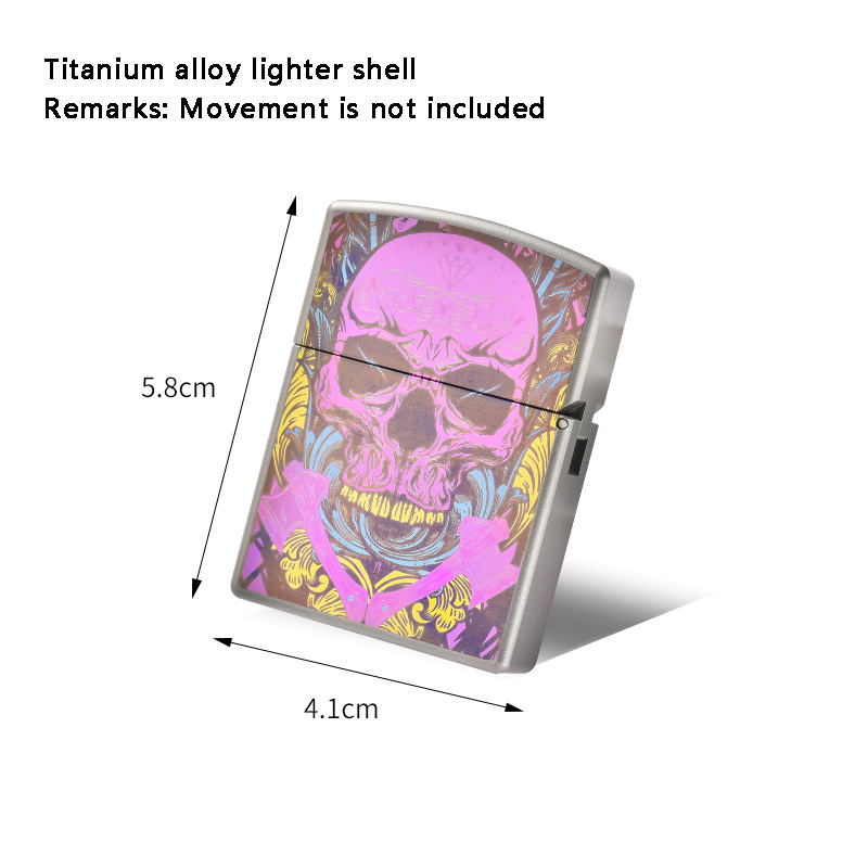Pink Skull Titanium Alloy Ligh - Outdoor Windproof Lighter recension och pris