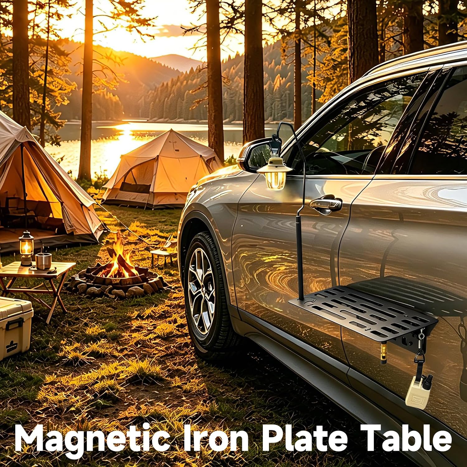 Magnetic Foldable Car Side Tab - Outdoor Camping Table Foldable recension och pris