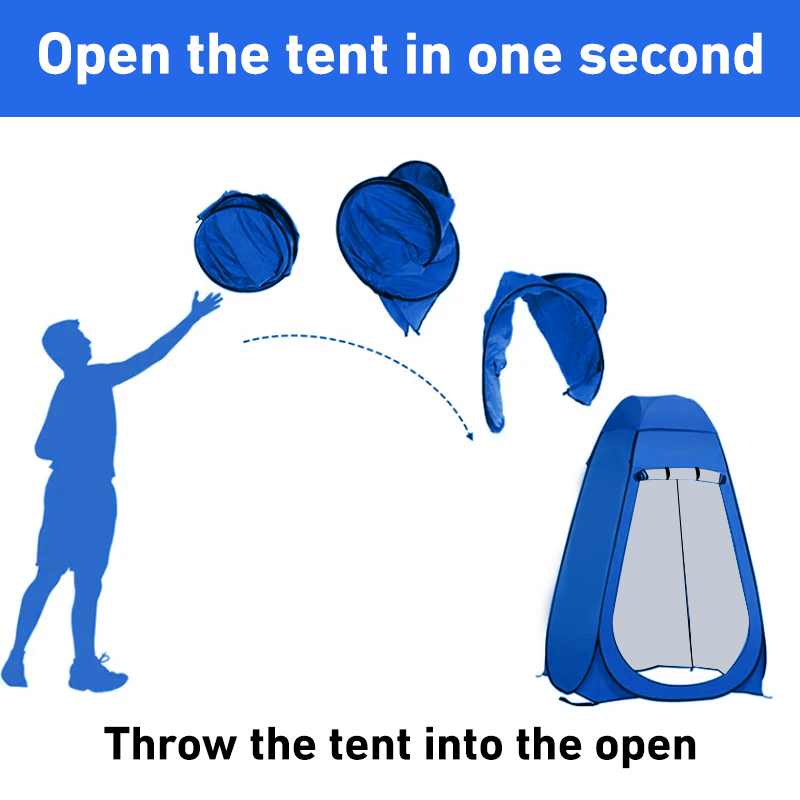 WESTTUNE Portable Pop-Up Campi - Outdoor Camping Toilet Tent recension och pris