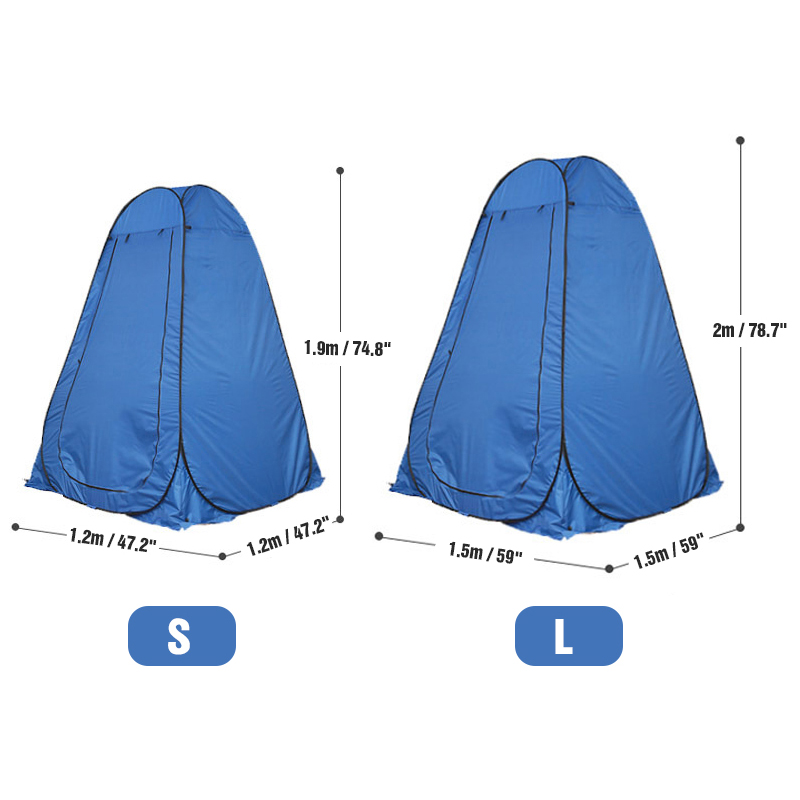 WESTTUNE Portable Pop-Up Campi - Outdoor Camping Toilet Tent recension och pris
