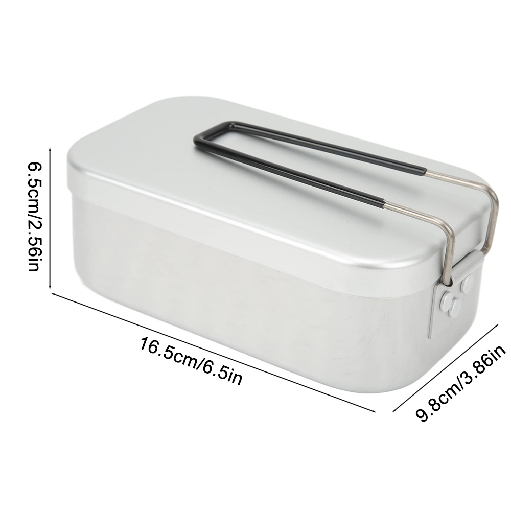 800ML Aluminum Lunch Boxes Out - Outdoor Camping Essentials recension och pris