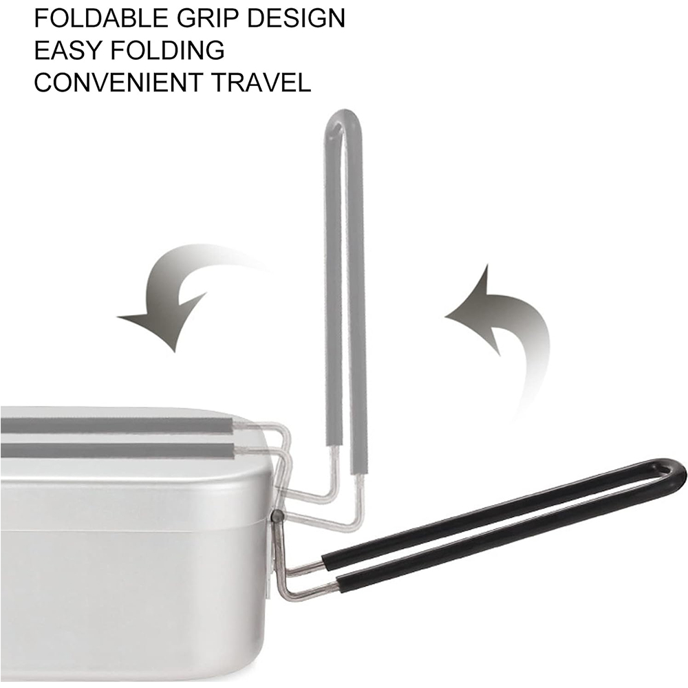 800ML Aluminum Lunch Boxes Out - Outdoor Camping Essentials recension och pris