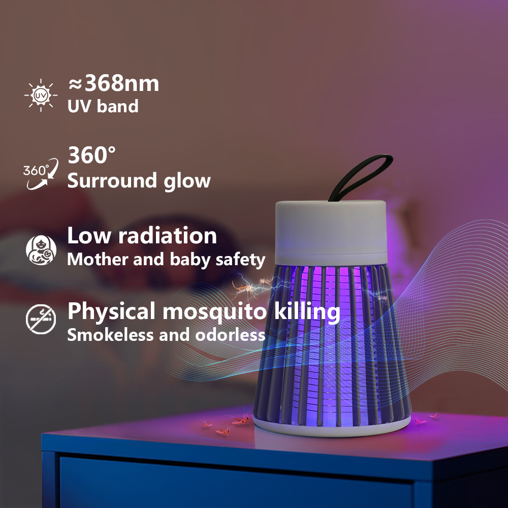 Electric Mosquito Killer Lamp  - Outdoor Camping Bug Zapper recension och pris