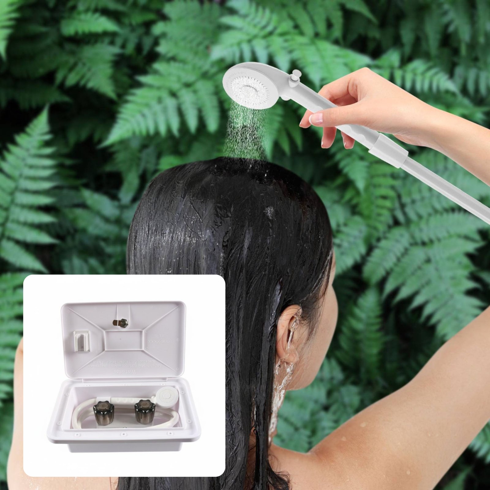 RV Exterior Shower Box Compact - Outdoor Camping Box recension och pris