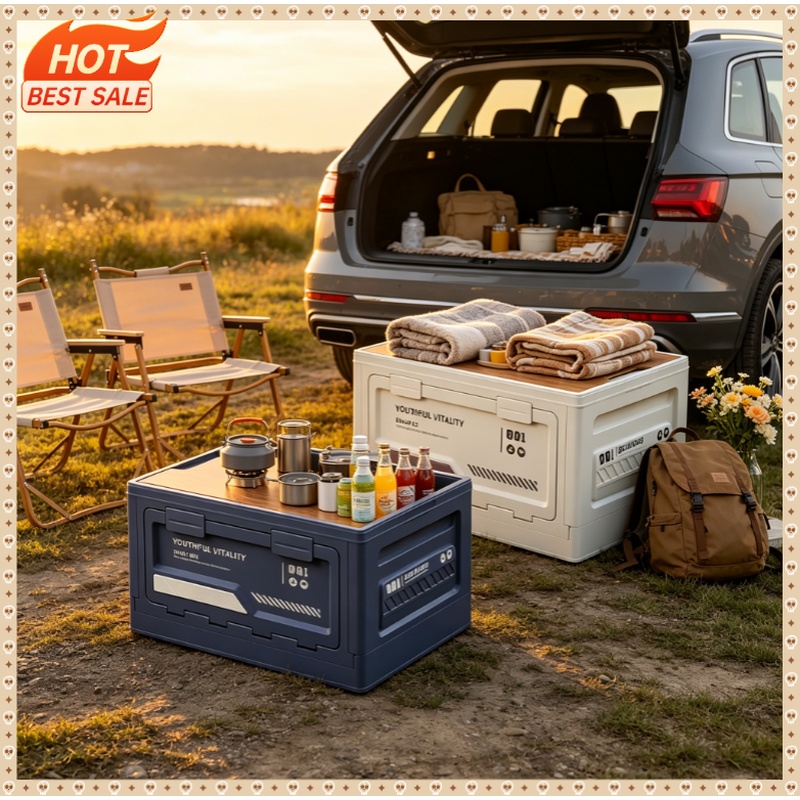 Outdoor Storage Box Camping Fo - Outdoor Camping Folding Storage Box recension och pris
