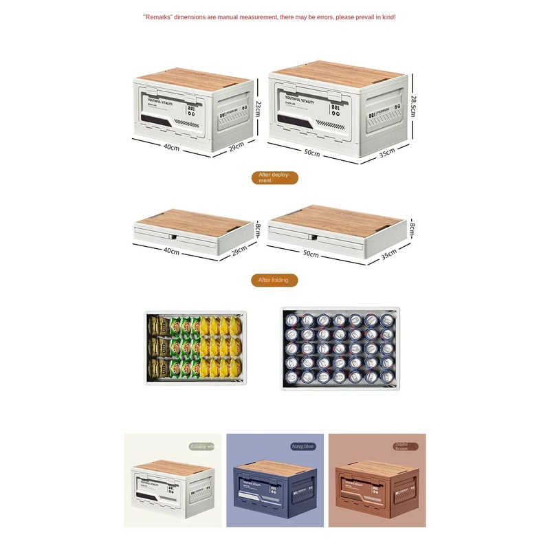 Outdoor Storage Box Camping Fo - Outdoor Camping Folding Storage Box recension och pris