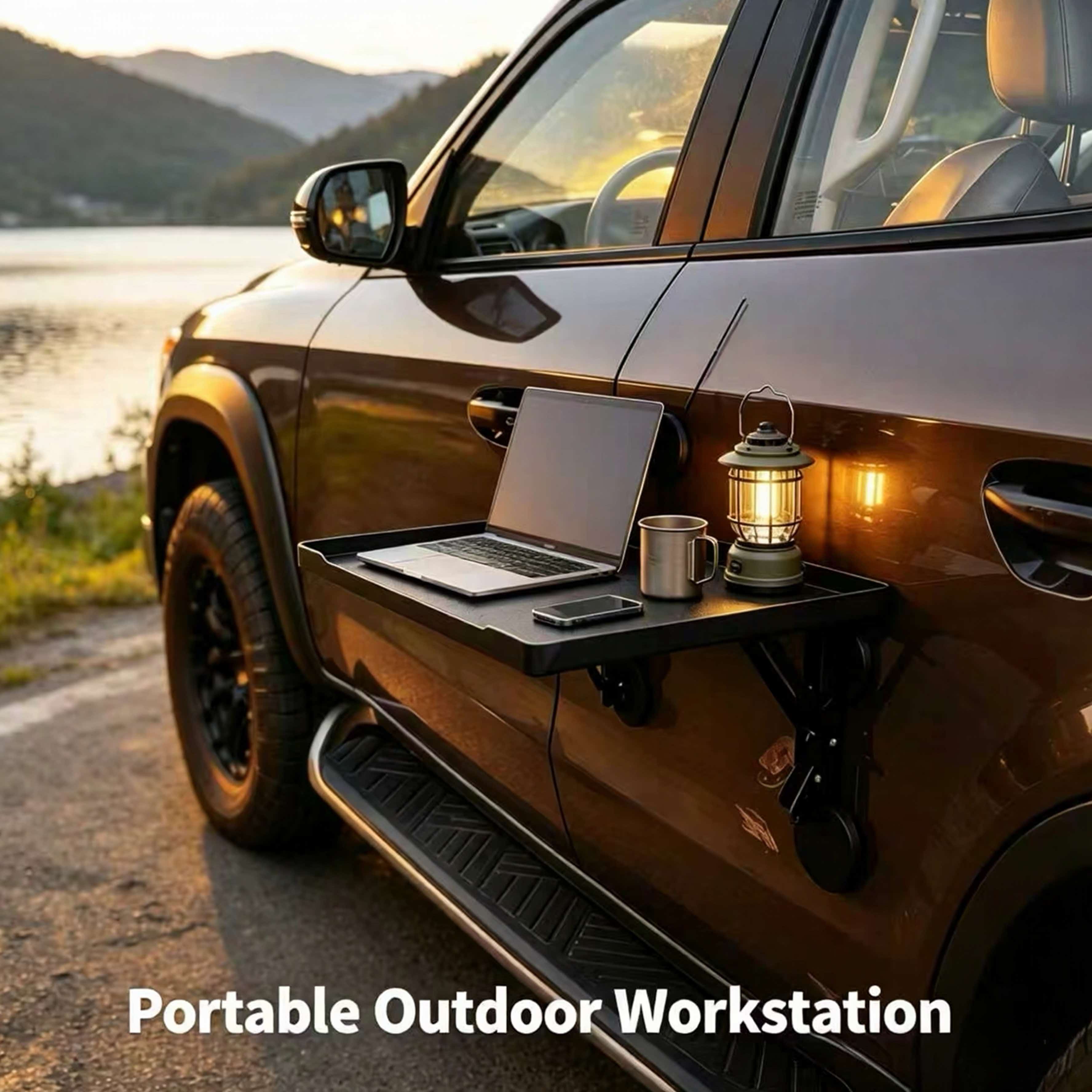 Magnetic Foldable Car Side Tab - Outdoor Camping Table Foldable recension och pris