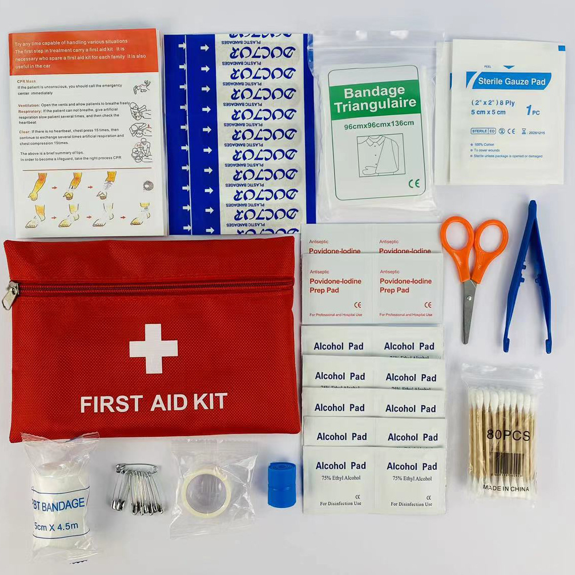 14pcs First Aid Kit Trauma Kit - Outdoor Camping Essentials recension och pris