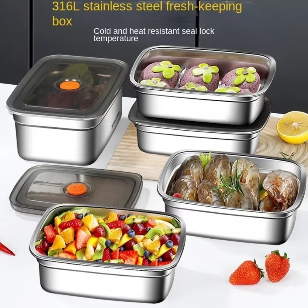 Stainless Steel Camping Lunch  - Outdoor Camping Fridge recension och pris