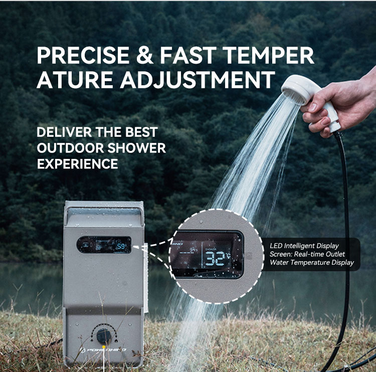 Powerhino Outdoor Water Heater - Outdoor Camping Hot Water Heater recension och pris