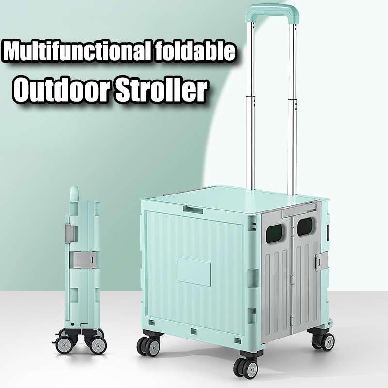 Multifunctional Camping Trolle - Outdoor Camping Folding Storage Box recension och pris