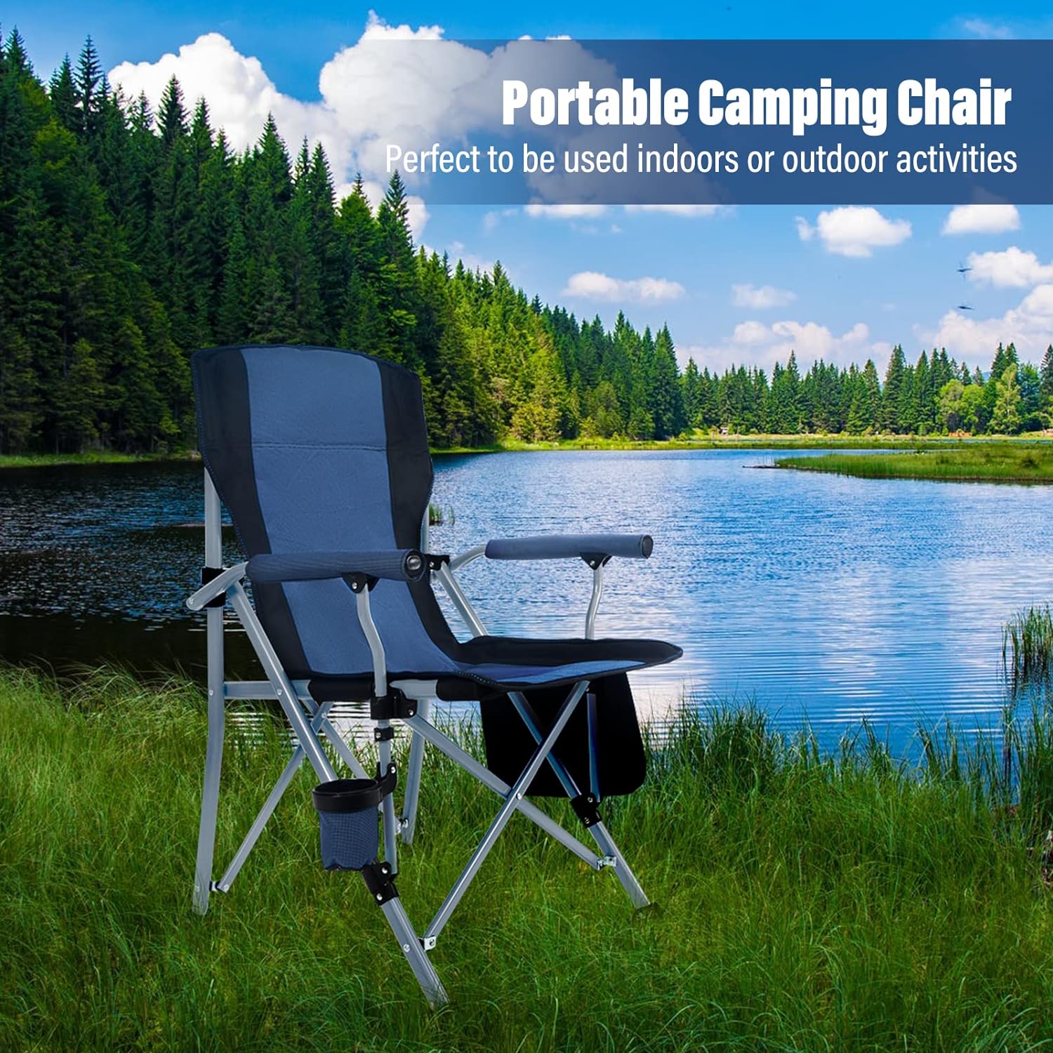 Outdoor Camping Folding Portab - Outdoor Camping Folding Chair recension och pris