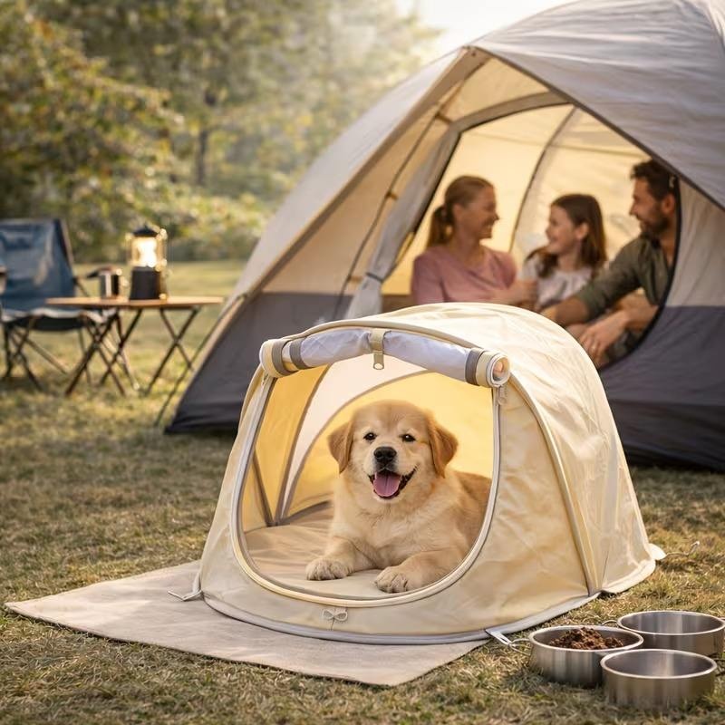 New Portable Pop Up Dog Tent O - Outdoor Camping Dog Fence recension och pris
