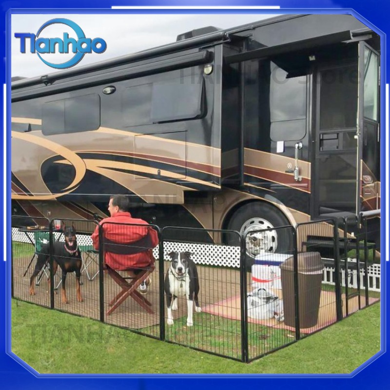 Pet Playpen Fence for Dogs Ind - Outdoor Camping Dog Fence recension och pris