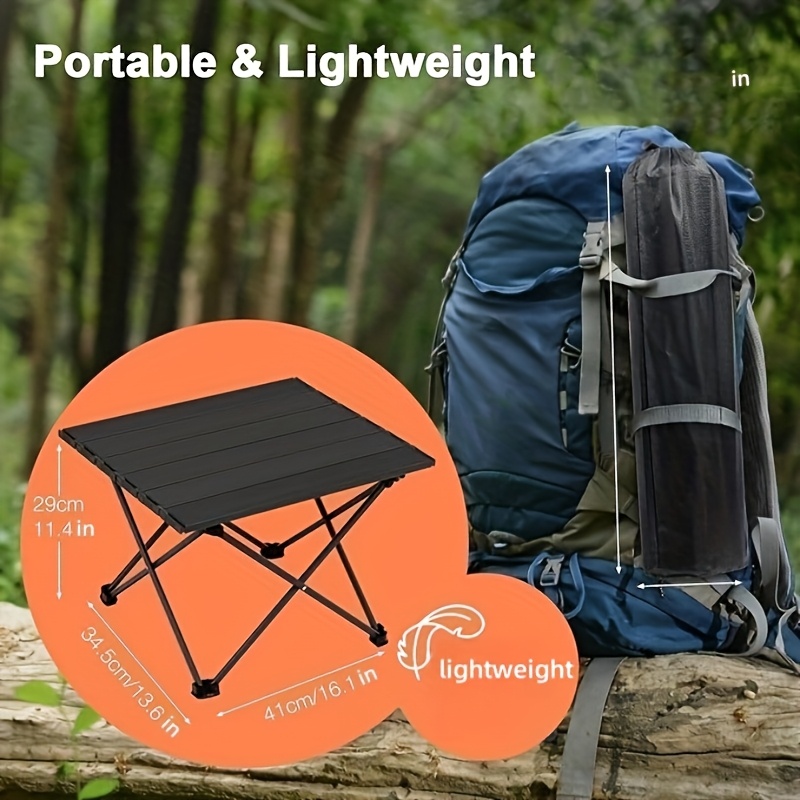 Portable Foldable Camping Side - Outdoor Camping Table Foldable recension och pris