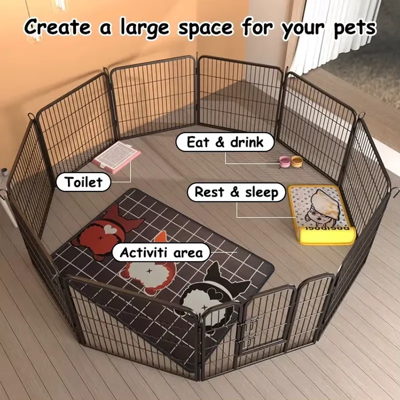 for 8 Panel Dog Playpen Metal  - Outdoor Camping Dog Fence recension och pris