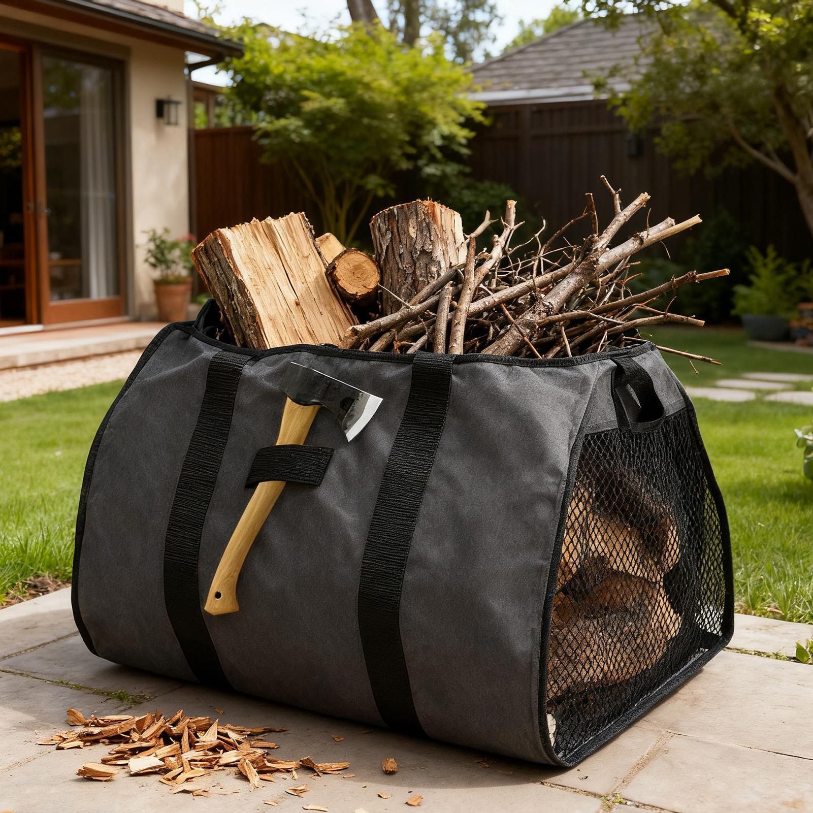 Firewood Carrier Large Portabl - Outdoor Camping Stove recension och pris