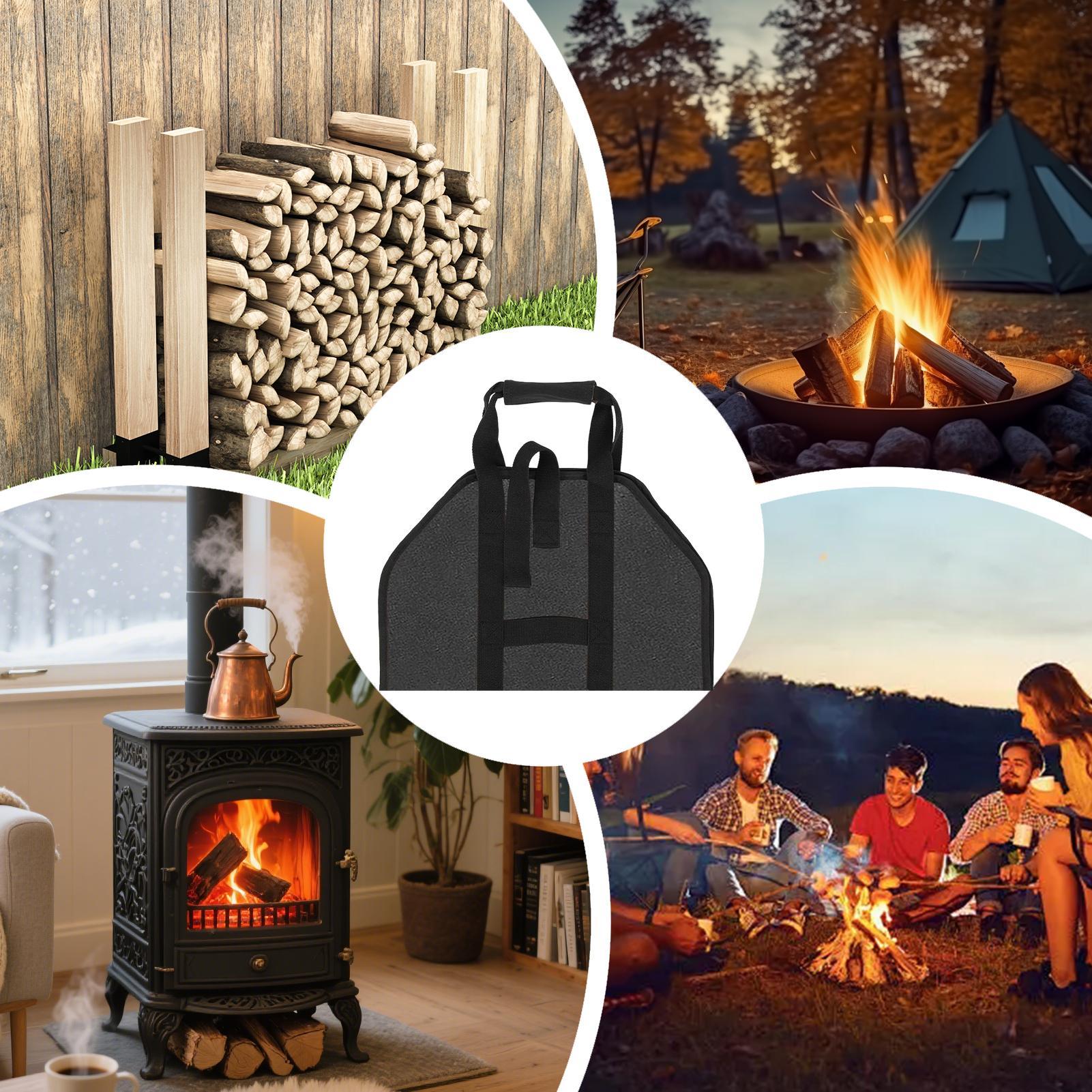 Firewood Carrier Large Portabl - Outdoor Camping Stove recension och pris